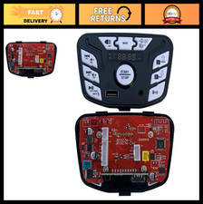 24V Black Electric Ride-On Car for Kids, Central Control, Music, Forward/Reverse