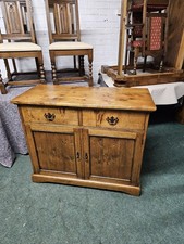 STUNNING ROYAL OAK CLIFFORD SOLID PIPPY OAK DRESSER BASE/SIDEBOARD/HALL STAND