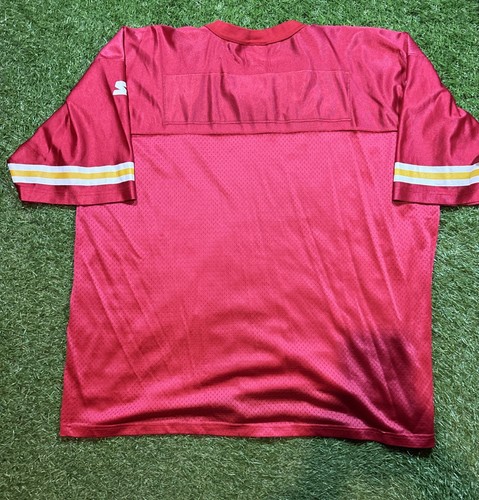 Vintage Kansas City Chiefs Starter Mens 2XL BLANK NFL Football Jersey Red - Picture 2 of 15
