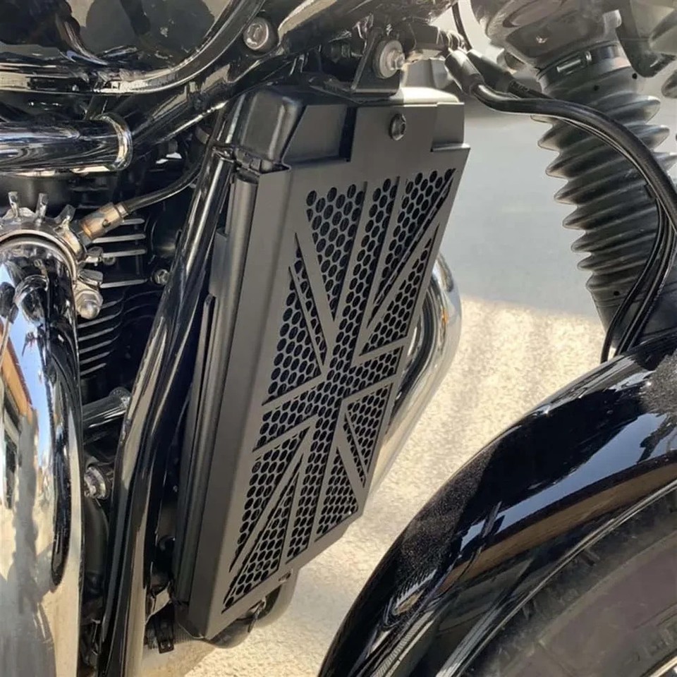 T100 Radiator Guard Radiator Guard Grill Cover Protector for Triumph Bonneville T100 T120 ...