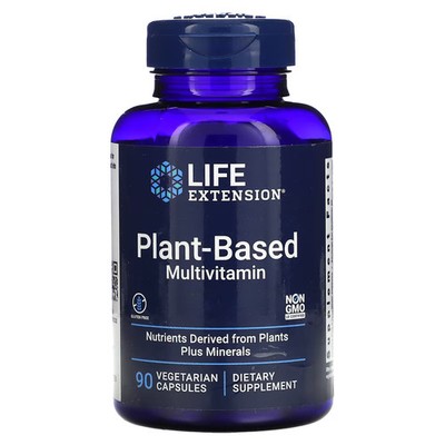 2 X Life Extension, Plant-Based Multivitamin, 90 Vegetarian Capsules