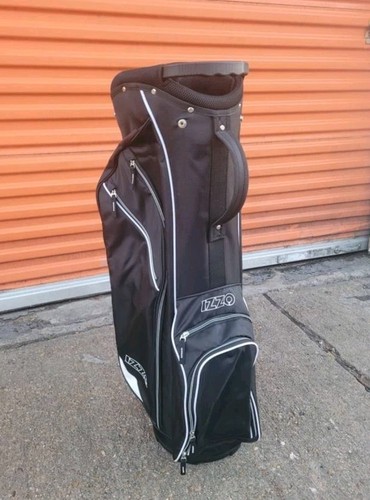 *TADELLOS* IZZO Ultra-Lite 14-WAY Single Strap GOLF CART BAG, schwarz - Bild 5 von 7