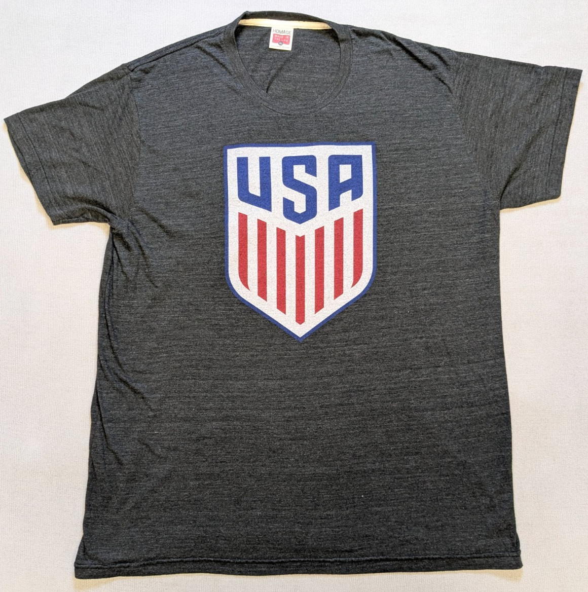 USMNT Soccer Shirt Mens XL Black Homage FIFA World Cup Short Sleeve USA Logo