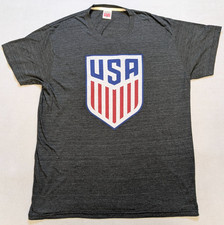 USMNT Soccer Shirt Mens XL Black Homage FIFA World Cup Short Sleeve USA Logo