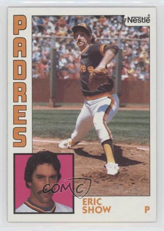 1984 Topps Nestle Eric Show #532 16o7