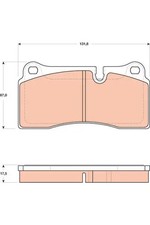 Plaquette de frein Audi R8