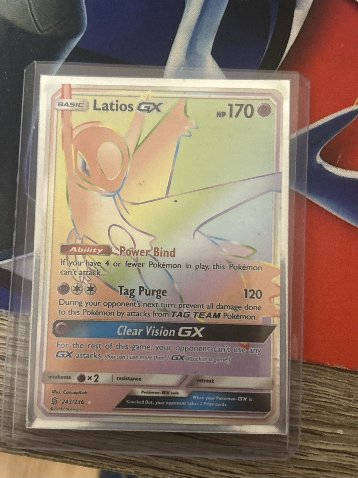 Latios GX (Secret) 243/236 Sm-Unified Minds Holo