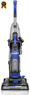 Lightweight Upright Vacuum Cleaner Carpet and Hard Floor Powerful Blue Black