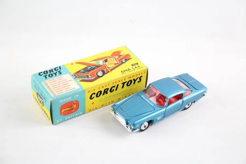 Corgi Toys Boxed Vintage Diecast 241 Ghia L.6.4 Good Condition