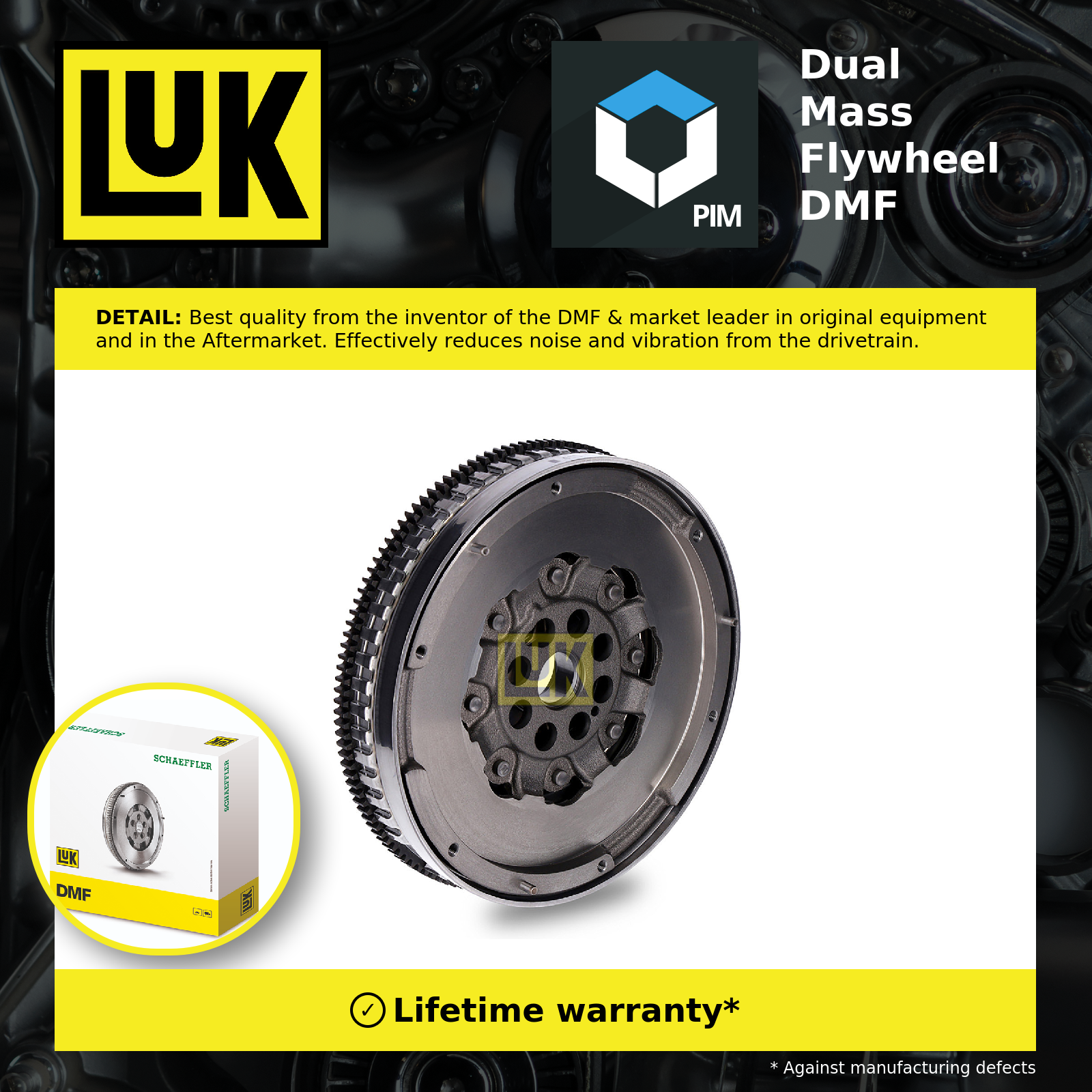 Dual Mass Flywheel DMF fits OPEL VIVARO B 1.6D 14 to 19 LuK 4423033 95517852 New - Image 8