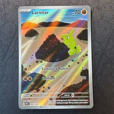 Larvitar 203/197 SV03: Obsidian Flames Holo Pokemon