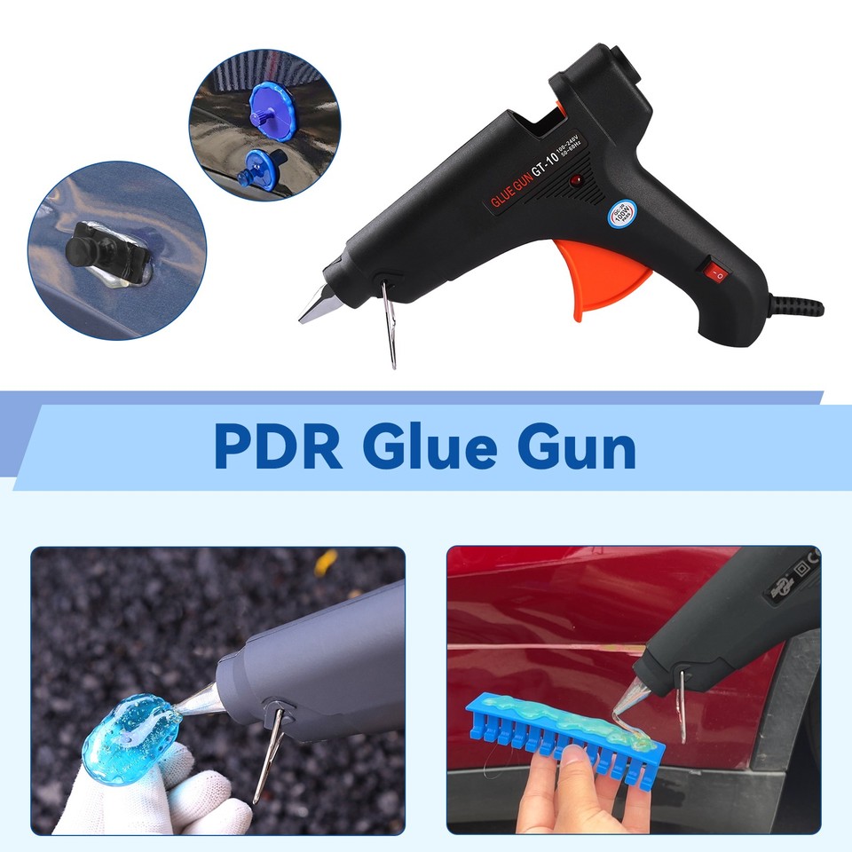 PDR Car Paintless Dent Puller Lifter Glue Gun Tool Kit Repair Removal ...