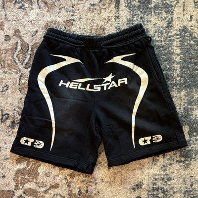 HELLSTAR Black Print Shorts