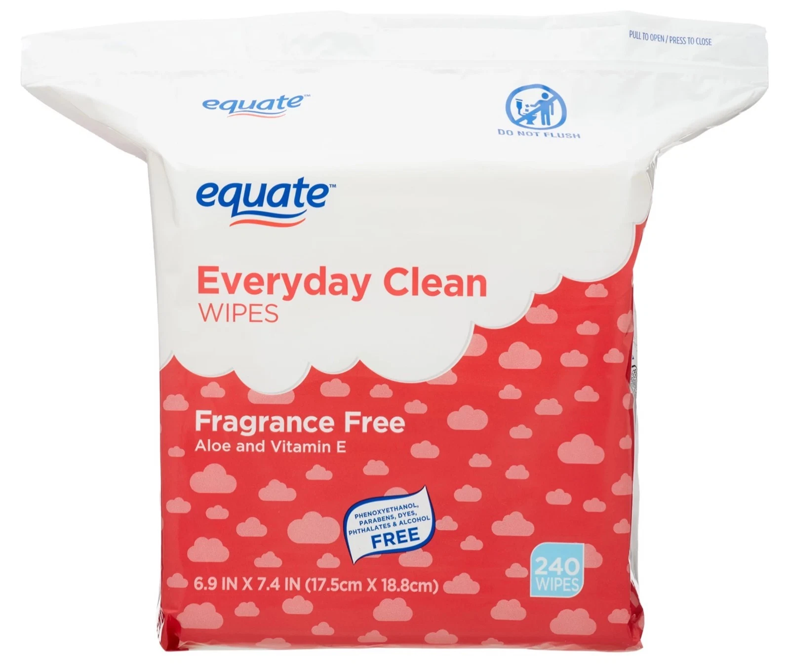 Equate Everyday Clean Baby Wipes Fragrance Free Hypoallergenic, 240 Count + MORE
