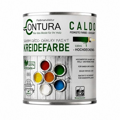 Kreidefarbe Contura Shabby Chic Möbellack Lack Möbel Farbe Holzlack Natur 100ml