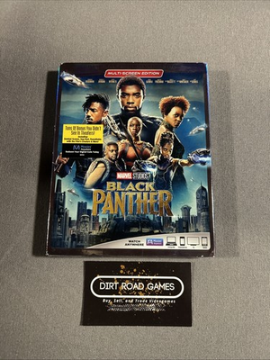 #ad #ad Black Panther Blu ray Blu ray Brand New Sealed Chadwick Boseman Marvel $5.99