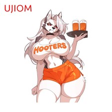 UJIOM Loona Sportswear Waifu Wall Stickers Furry Laptop Decal Accessories Decor