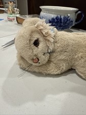 Steiff Bunny 11" With Blue Ribbon