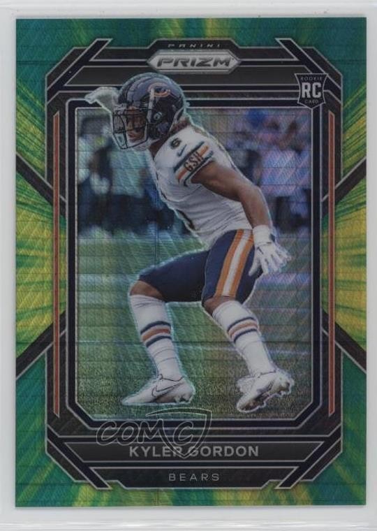 2022 Panini Prizm Rookies Hyper Prizm 54/175 Kyler Gordon #385 Rookie RC e0v