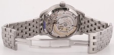 Glashutte Panomatic Date 39mm SILVER Automatic Stainless 90-01-02-02-14 BOX 9