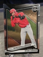Ryan Cermak 2022 Panini Elite Extra Edition /999 #71 Tampa Bay Rays