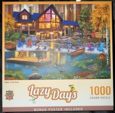 Master Pieces 1000PC Jigsaw Puzzle Lazy Days Over The Bridge