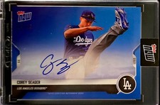 2021 Topps NOW Road to Opening Day Blue Autographs /49 #OD-411B Corey Seager 