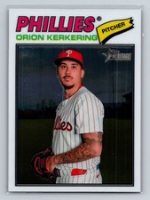 2026 Topps Heritage #300 Orion Kerkering Chrome