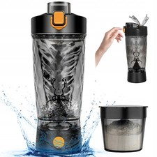 Elektrischer Protein Shaker Trinkflasche 650ml Eiweiß Shaker Fitness Standmixer