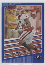 2020 Chronicles Draft Picks Absolute Rookies Spectrum Blue D'Andre Swift #6 8d2