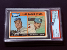 Al Ferrara Signed Autograph 1965 Topps #331 Dodgers Rookies PSA DNA