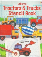 Tractors Stencil Book (Stencil Book S.) by Anon Hardback Book The Cheap Fast