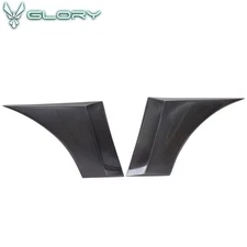 Fits 05-09 Ford Mustang Side Vent Fender Scoop Unpainted Black PU