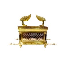 Ark of the Covenant Gold Jewish Plated Israel Copper Testimony Judaica Replica