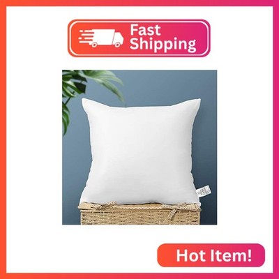 Artscope Premium Throw Pillow Insert Square Form Cushion Stuffer for Couch, Sofa