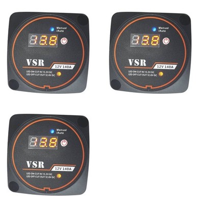 3X  Dual Battery  Isolator 12V 140A Digitales Spannungsempfindliches Relais7199
