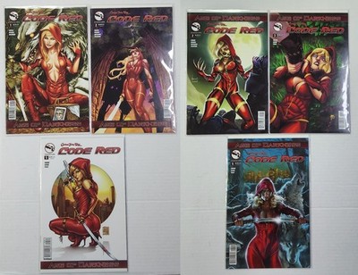 Grimm Fairy Tales: Code Red - Comics 1,2,3, & 5 (Zenescope Comics 2013) NM/M