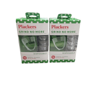 2-PACK Plackers Grind No More Dental Night Guard [32 Total]