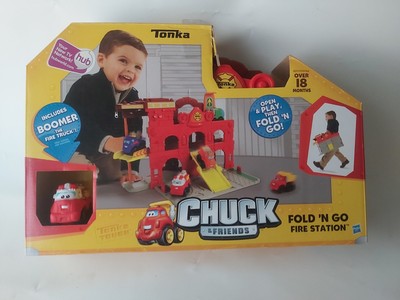 Hasbro Tonka Tough Chuck & Friends Fold 'n Go Fire Station - NEW in original Pkg