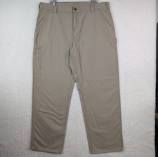 NWT Carhartt B151 TAN Pants 40x32 Dungaree Loose Fit Work Khaki Canvas