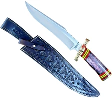 IMPACT CUTLERY Custom Made UNUSED 16" Bowie Knife RARE Handmade Dagger Knives