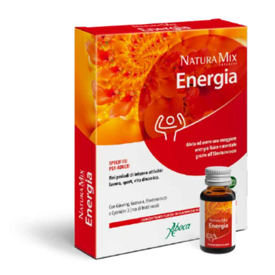 Aboca spa societa' agricola Natura Mix Advanced Energia Aboca 10 Flaconcini Da 1