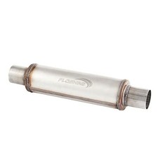 Exhaust Muffler Universal Stainless Steel Straight Through Design,Resonator
