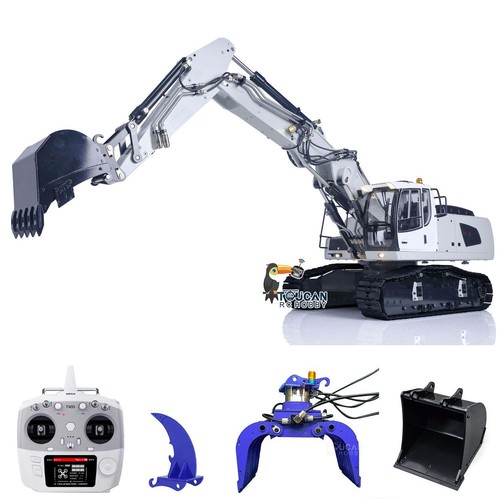 RC 1/14 10CH Hydraulic Tracked Excavator 946-3 Clamp Construction Vehicle Digger - Picture 6 of 24
