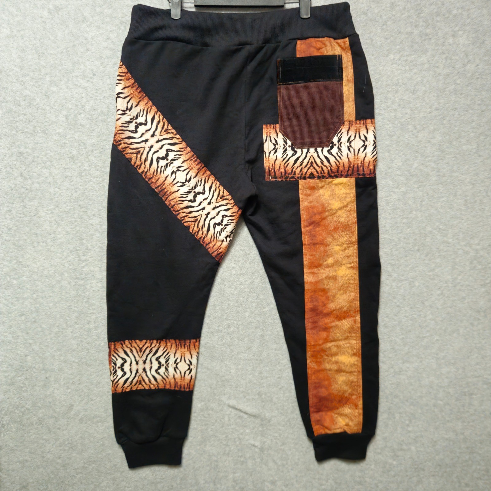 LOBO CREATIONS Patchwork Joggers Large Handmade T… - image 2