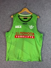 Canberra Raiders ISC NRL Training Singlet Mens Size 2XL Green Activewear Sports