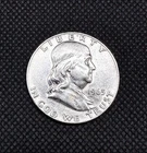 1963-D Franklin Half Dollar AU 90% Silver Denver Mint Original Luster