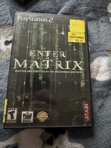 Atari Enter the Matrix Sony PlayStation 2 PS2 2003 (Complete)