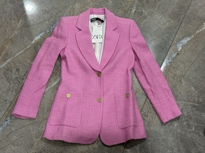 Zara Women s Pink Dress Jacket Size S