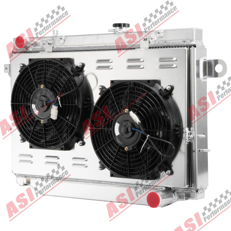 ASI 3 Row Radiator Shroud Fan For 98-2005 Toyota Land Cruiser HZJ105R HDJ100R MT Foto 4 de 4